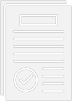 encuesta personalizado línea elemento vector