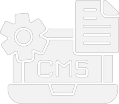 Cms Minimal UI Element vector