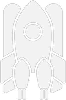 astronave hecho a mano ui símbolo vector