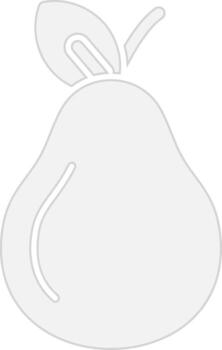 Pear Creative Sketch Element vector