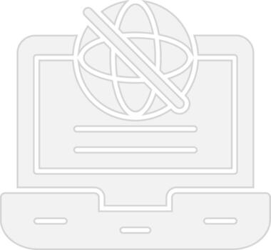 OffLine Two Colour Gradient Style Element vector