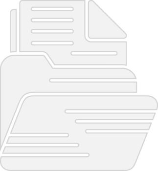 File And Folder UX Focused Shape vector