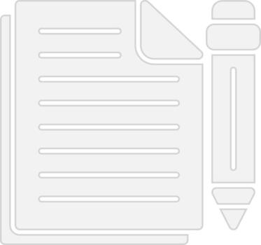 Document Minimal UI Element vector