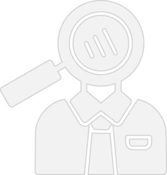 Recruiter Gradient Style Element vector