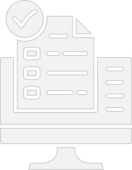 Computer Minimal Art Object vector