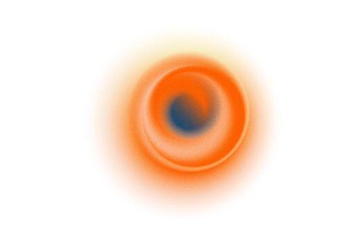 Abstract Gradient Shape Featuring Orange and Blue Circular Patterns with Soft Blending. Soft Fluid Glow Backdrop. Watercolor Blur Background vector