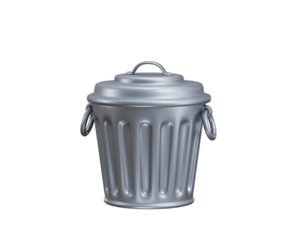 spazzatura può icona 3d rendere concetto di spazzatura e riciclare bidone icona per riutilizzo spazzatura, sciupare, sciocchezze, riciclare, Elimina, pulito ambiente può icona illustrazione png