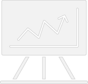 Chart Wireframe App Design vector