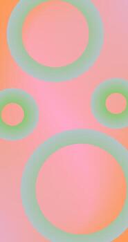 Gradient Abstract background with circles in pastel colors vector