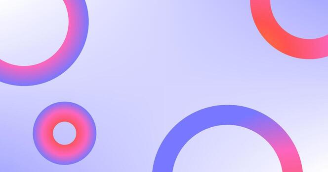 Blue Sky Abstract background with Red Blue Gradient circles and Copy Space for advertisement presentation vector