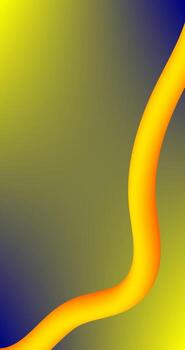 abstract background with orange Curve Fluid lines on blue and yellow gradient vector
