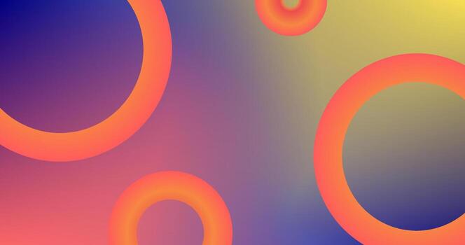 naranja púrpura degradado círculos resumen antecedentes para fondo de pantalla web página antecedentes web pancartas vector