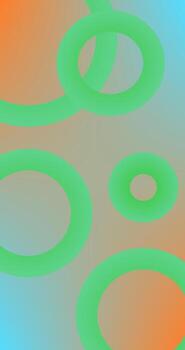 resumen antecedentes con verde círculos y gradientes vector