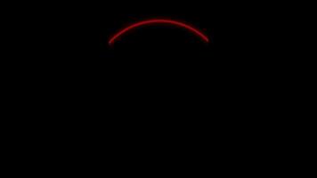 animation of red lines slowly forming in different sizes video