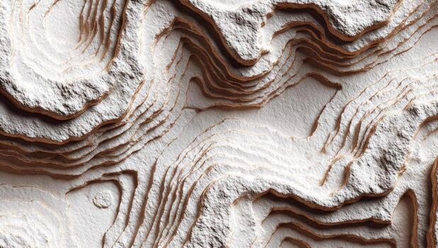 A close up of a rock wall with some wavy lines photo