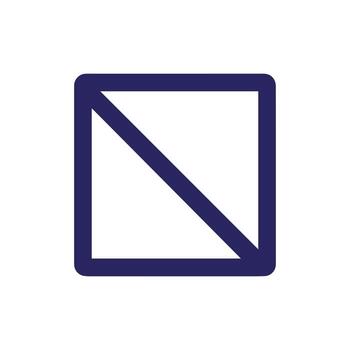 moderno usuario interfaz icono indicando un indisponible o restringido opción vector