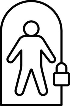 marijuana, man icon. Simple thin line, outline of Marijuana icons for UI and UX, website or mobile application on white background vector