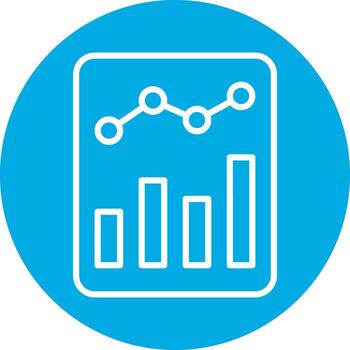Predictive Analytics Color Enhanced Graphic vector