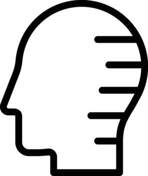 human, brain, change icon. Simple thin line, outline of Mind process icons for UI and UX, website or mobile application on white background vector