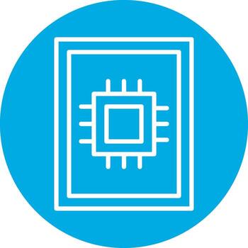Data Interpretation Gradient Themed Symbol vector