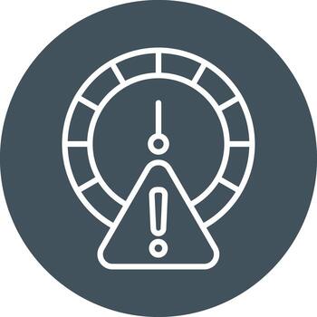 Speed Limit Coded UI Symbol vector