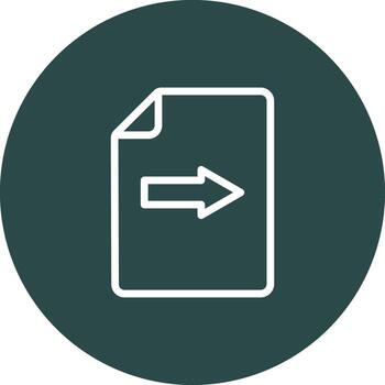 File Move Gradient Style Element vector