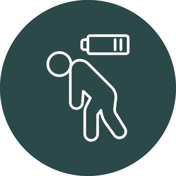 Fatigue User Interface Mark vector