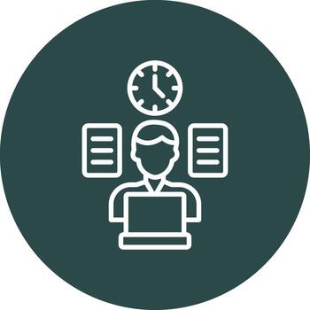 Multitasking Smooth App Visual vector