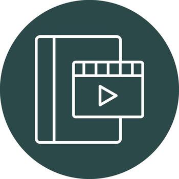 Script Neon UI Symbol vector