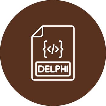 Delphi UI Badge vector