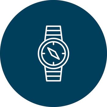 Compass Minimal Art Object vector