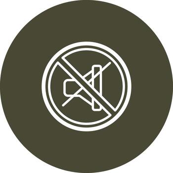 Silent Mode Smooth App Visual vector