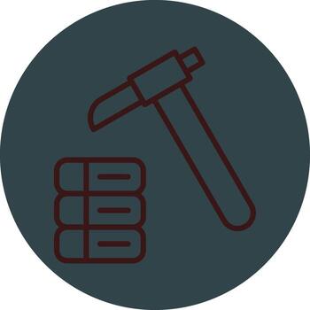 Data Mining Futuristic UI Mark vector