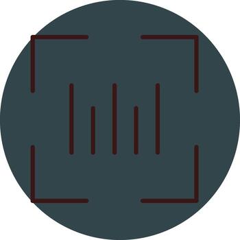 Barcode Scanner Clean Frame Object vector