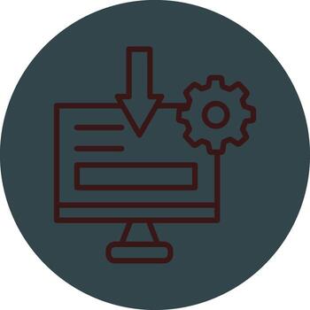 Landing Page Coded UI Symbol vector