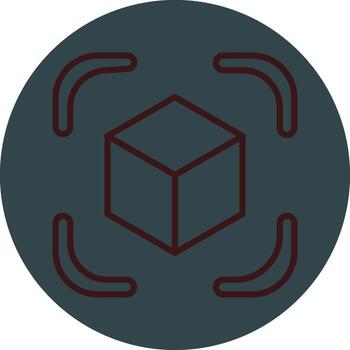 Cube Tech Styled Form vector