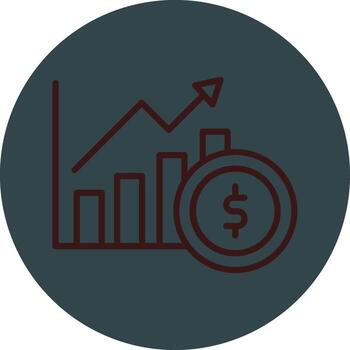 Graph Solid Fill Symbol vector