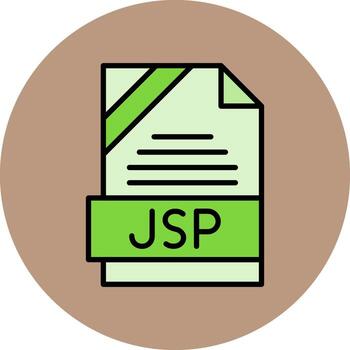 jsp formato mínimo lleno circulo icono Arte diseño vector