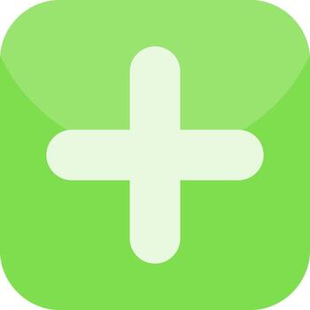 Add Minimal Flat Icon Design Style Design vector