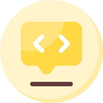 Code Review Flat Style Octicon Icon vector