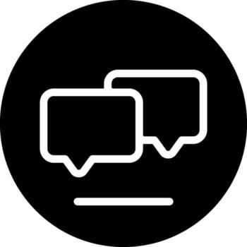 Comment Discussion Solid Style Octicon Icon vector