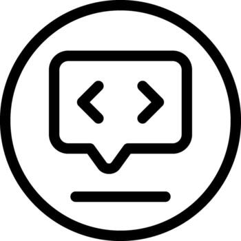 código revisión contorno estilo octóctono icono vector