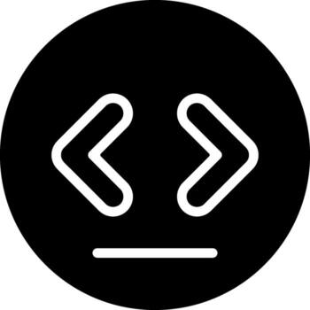 código sólido estilo octóctono icono vector