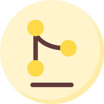 Git Merge Flat Style Octicon Icon vector