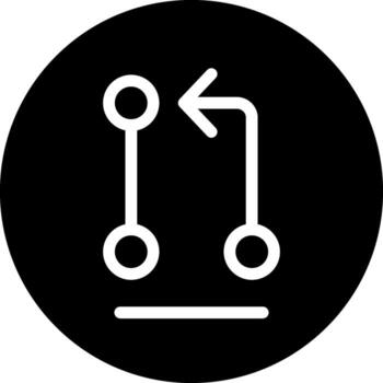 Pull Request Solid Style Octicon Icon vector