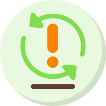 Issue Reopened Flat Style Octicon Icon vector