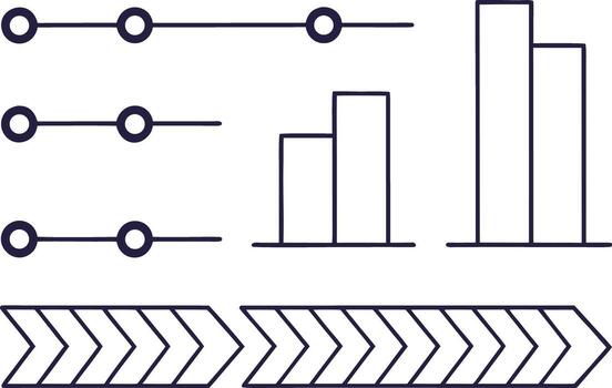 mínimo ui icono paquete plano negocio icono gráficos todo el año negocio icono conjunto vector