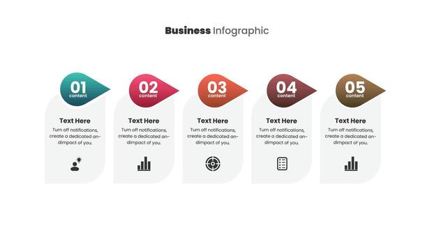 Project management process infographic with workflow diagram vector