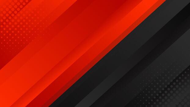 Red and black diagonal striped background vector