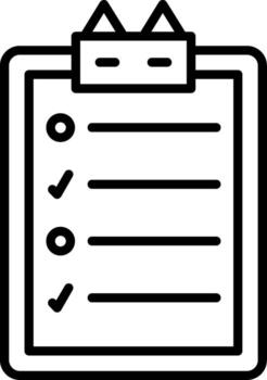 Task Completion Checklist vector
